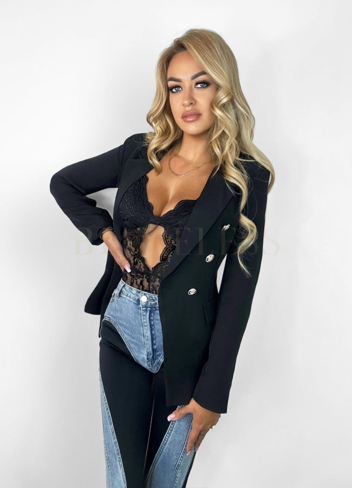 Elegancka marynarka damska czarna CARINN